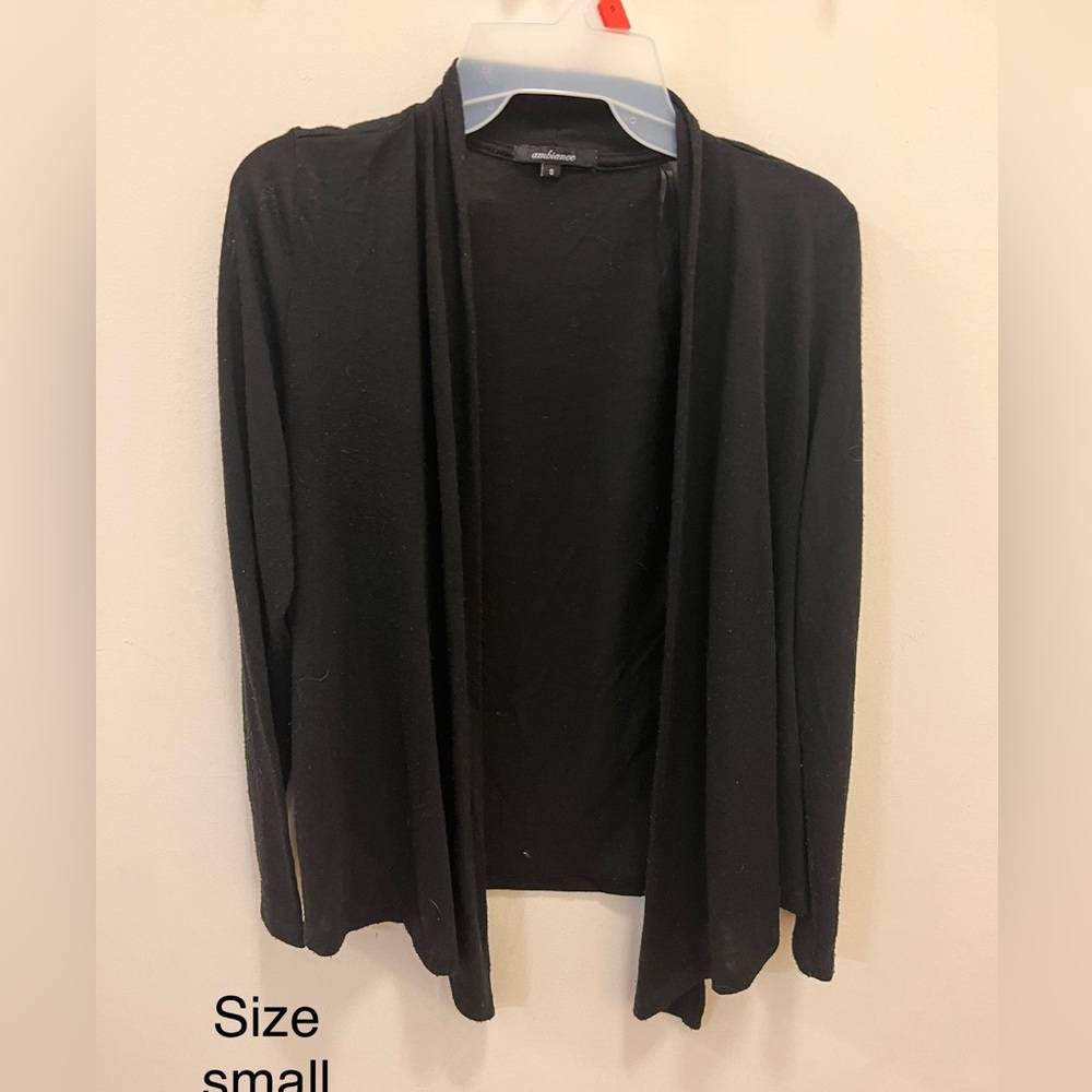 Black cardigan